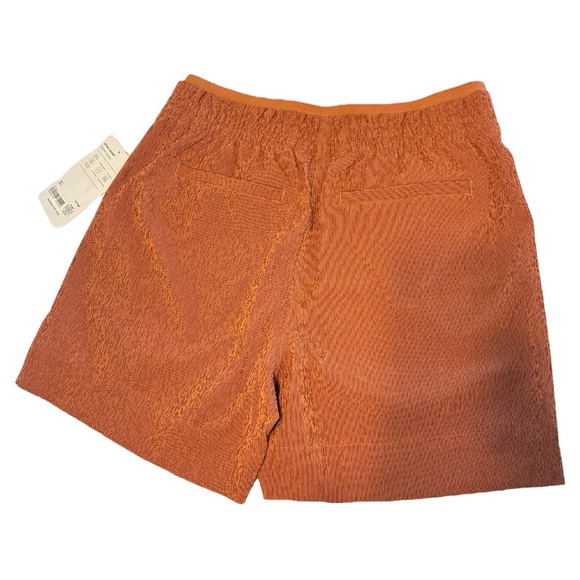 Athleta Burnt Orange Echo Shorts 5” New Size 4 Quick Drying Breathable  $79 - Picture 2 of 5